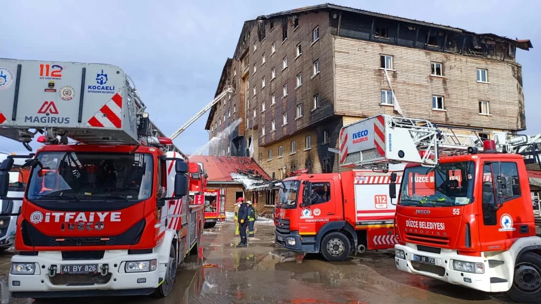 Трагедія в Туреччині: пожежа на гірськолижному курорті забрала життя 76 людей